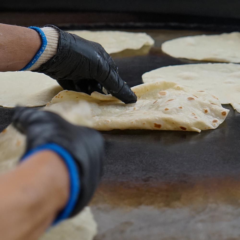 Hand-made tortillas